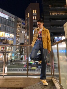 HOSHIさん（メンズ・170cm）の冬コーディネート