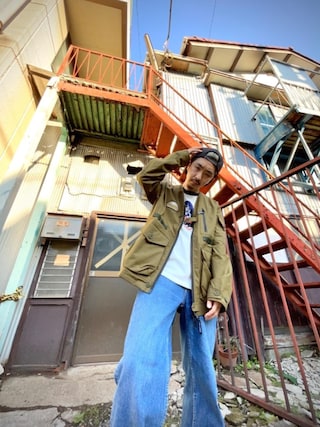 美品 HYSTERIC GLAMOUR ファー付き ミリタリージャケット y2k Hysteric Glamour Genzai Track Jacket – YZ