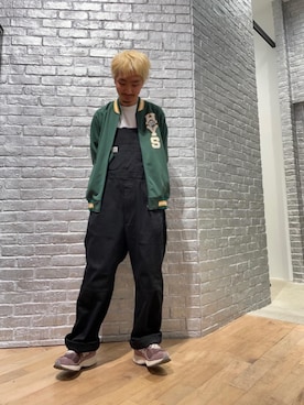 「HYSTERIC GLAMOUR（ヒステリックグラマー）のアイテム（オールインワン・サロペット）」を使った、HOSHIさん（メンズ・168cm）の春コーディネート