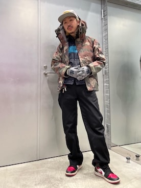 「HYSTERIC GLAMOUR（ヒステリックグラマー）のアイテム（その他）」を使った、HOSHIさん（メンズ・168cm）の冬コーディネート