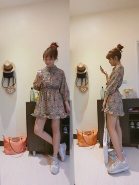 「skirt」｜「アイテム（ワンピース）」を使った、Janeeeeさん（レディース・168cm）の春コーディネート