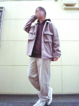 「CIAOPANIC TYPY（チャオパニックティピー）のアイテム（その他アウター）」を使った、Nisssy＊さん（メンズ・156cm）の冬コーディネート