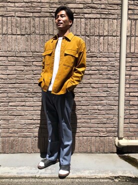 西口さん（メンズ・175cm）の夏コーディネート