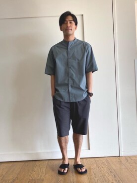 西口さん（メンズ・175cm）の夏コーディネート