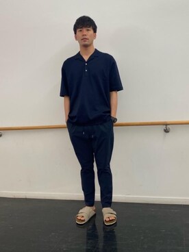 西口さん（メンズ・175cm）の夏コーディネート