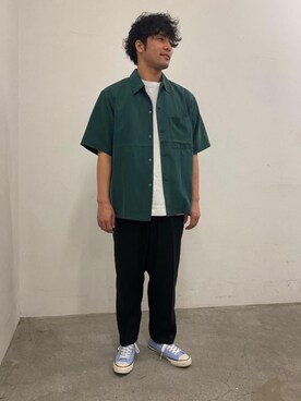 西口さん（メンズ・175cm）の春コーディネート