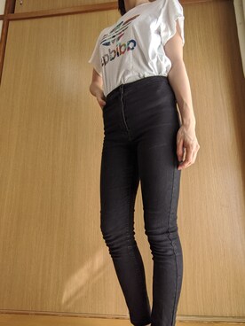 「ティシャツコーデ」｜りい🌸さん（レディース・163cm）の夏コーディネート