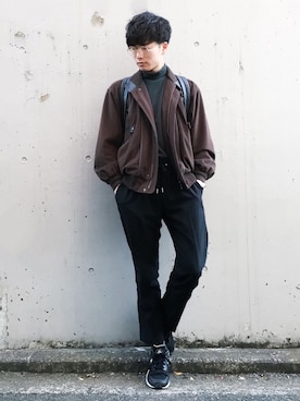 「ハラチ」｜「アイテム（その他）」を使った、kazさん（メンズ・173cm）の冬コーディネート