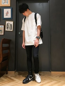 「KICS DOCUMENT.（キクス ドキュメント）のアイテム（トップス）」を使った、kazさん（メンズ・173cm）の秋コーディネート