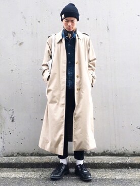 「AZUL by moussy（アズールバイマウジー）のアイテム（デニムジャケット）」を使った、kazさん（メンズ・173cm）の春コーディネート