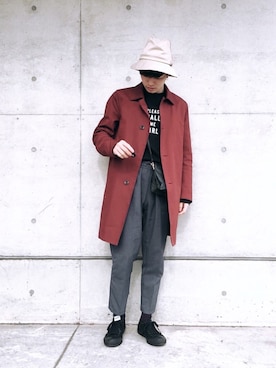 kazさん（メンズ・173cm）の冬コーディネート