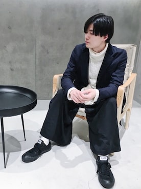 「L.H.P（エルエイチピー）のアイテム（ニット/セーター）」を使った、kazさん（メンズ・173cm）の春コーディネート