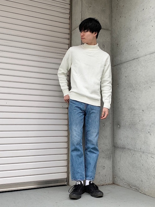武井一輝 ユニクロのニット セーターを使ったコーディネート Wear