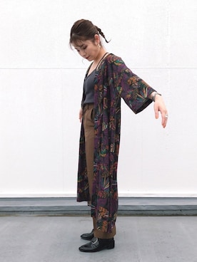 「マキの服」｜「アイテム（ワンピース/ドレス）」を使った、マキ（JEANASiS）さん（レディース・165cm）の春コーディネート