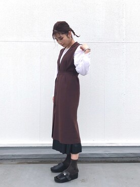 マキ（JEANASiS）さん（レディース・165cm）の春コーディネート