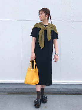 「マキの服」｜「アイテム（ワンピース/ドレス）」を使った、マキ（JEANASiS）さん（レディース・165cm）の春コーディネート