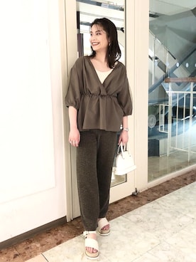 マキ（JEANASiS）さん（レディース・165cm）の夏コーディネート