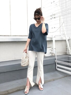 マキ（JEANASiS）さん（レディース・165cm）の夏コーディネート