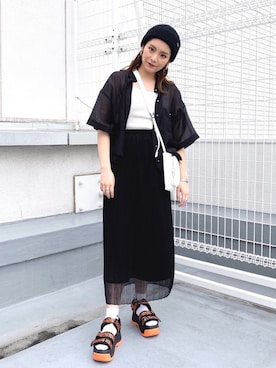 マキ(JEANASiS)さん(レディース・165cm)の夏コーディネート