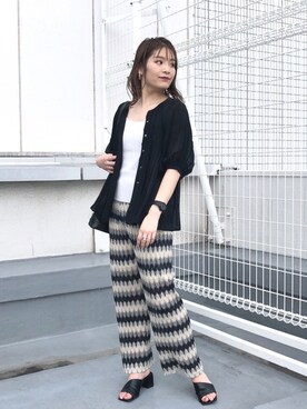 マキ（JEANASiS）さん（レディース・165cm）の夏コーディネート