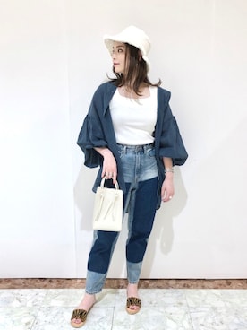 マキ(JEANASiS)さん(レディース・165cm)の夏コーディネート