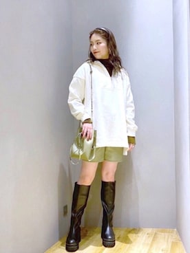 マキ（JEANASiS）さん（レディース・165cm）の冬コーディネート