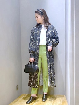 「マキの服」｜「アイテム（ワンピース/ドレス）」を使った、マキ（JEANASiS）さん（レディース・165cm）の冬コーディネート