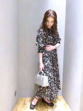 「マキの服」｜「アイテム（ワンピース/ドレス）」を使った、マキ（JEANASiS）さん（レディース・165cm）の春コーディネート
