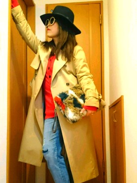 naoさん（レディース・160cm）の冬コーディネート