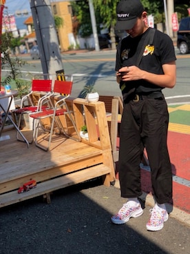 「FIG&VIPER（フィグアンドバイパー）のアイテム（帽子）」を使った、shot@さん（メンズ・175cm）の夏コーディネート