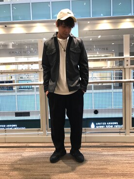 Takuyaさんの「avirex/ アヴィレックス /GOAT UTILITY JACKET SHIRT/ ゴート　ユーティリティ　ジャケットシャツ」を使ったコーディネート