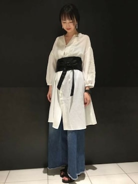 runrunさん（レディース・168cm）の夏コーディネート