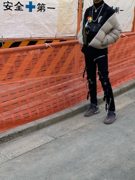 「CHILLEA（キリア）のアイテム」を使った、ｼ・ｮｳﾀさん（メンズ・172cm）の冬コーディネート