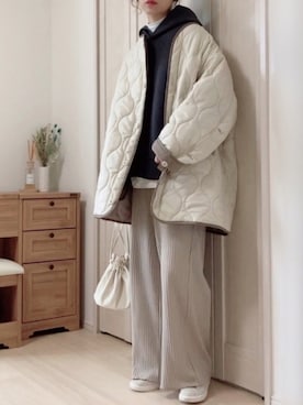 𝚍𝚊𝚛𝚊.さん（レディース・163cm）の冬コーディネート