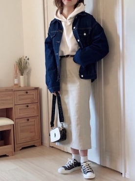 𝚍𝚊𝚛𝚊.さん（レディース・163cm）の春コーディネート