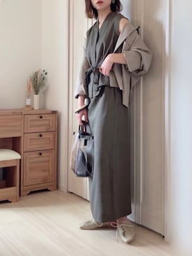 𝚍𝚊𝚛𝚊.さん（レディース・163cm）の春コーディネート