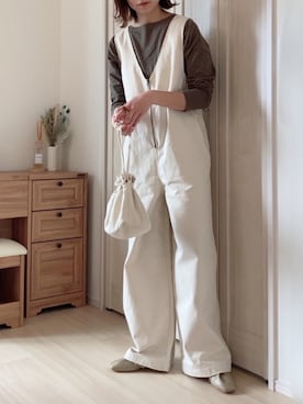 「新作」｜「アイテム（その他）」を使った、𝚍𝚊𝚛𝚊.さん（レディース・163cm）の春コーディネート