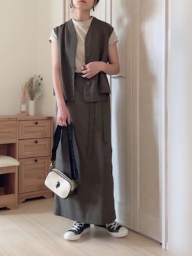 𝚍𝚊𝚛𝚊.さん（レディース・163cm）の春コーディネート