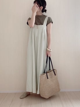 𝚍𝚊𝚛𝚊.さん（レディース・163cm）の夏コーディネート