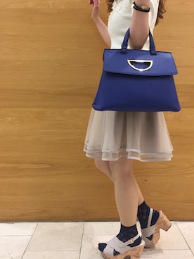 「サマンサタバサ」｜「アイテム（サンダル）」を使った、yukaさん（レディース・158cm）の春コーディネート