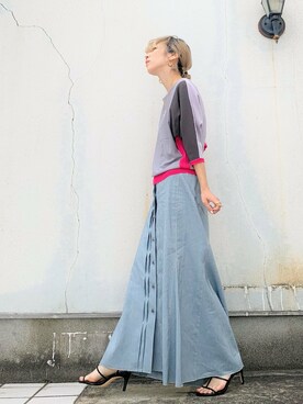 Q♥Officialさん(レディース・155cm)の夏コーディネート