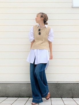 Q♥Officialさん（レディース・155cm）の秋コーディネート