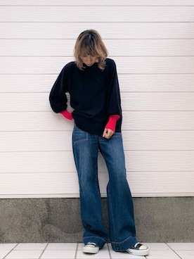 Q♥Officialさん（レディース・155cm）の秋コーディネート