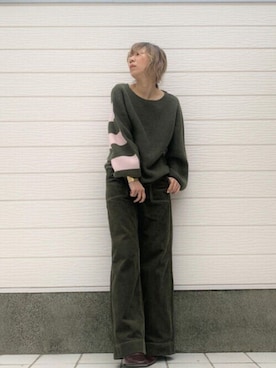 Q♥Officialさん（レディース・155cm）の冬コーディネート