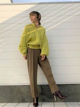 Q♥Officialさん（レディース・155cm）の冬コーディネート