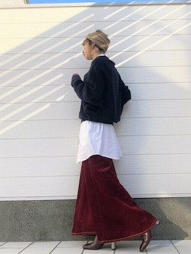 Q♥Officialさん(レディース・155cm)の冬コーディネート