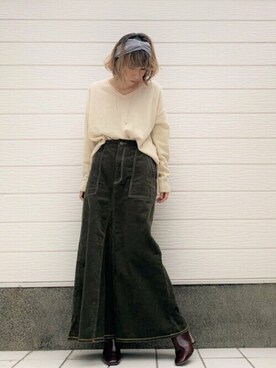 Q♥Officialさん（レディース・155cm）の秋コーディネート