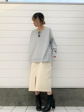 Q♥Officialさん（レディース・155cm）の冬コーディネート