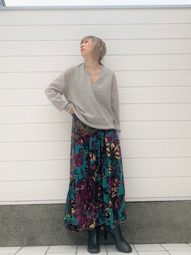 Q♥Officialさん（レディース・155cm）の冬コーディネート