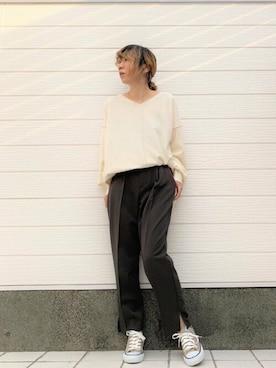 Q♥Officialさん（レディース・155cm）の冬コーディネート